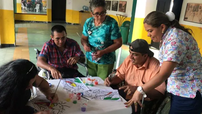 Taller ludico para población con discapacidad dentro de la dimensión transversal PAS 2018